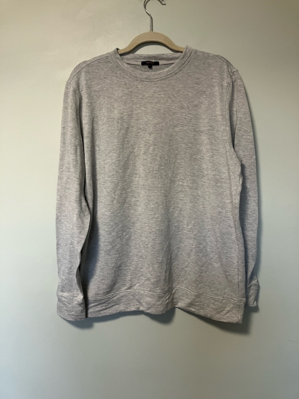 Quince Heather Gray Crewneck Sweatshirt